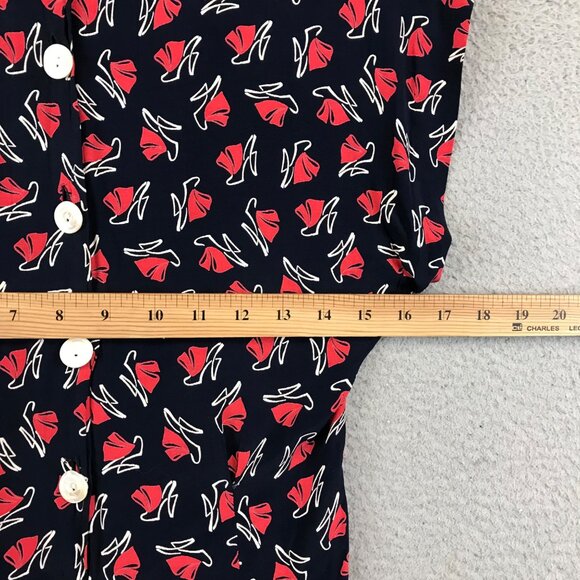 Vintage NEW REPUBLIC floral sleeveless top and skirt set size S - Picture 8 of 16